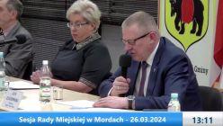 Sesja Rady Miejskiej w Mordach – 26.03.2024