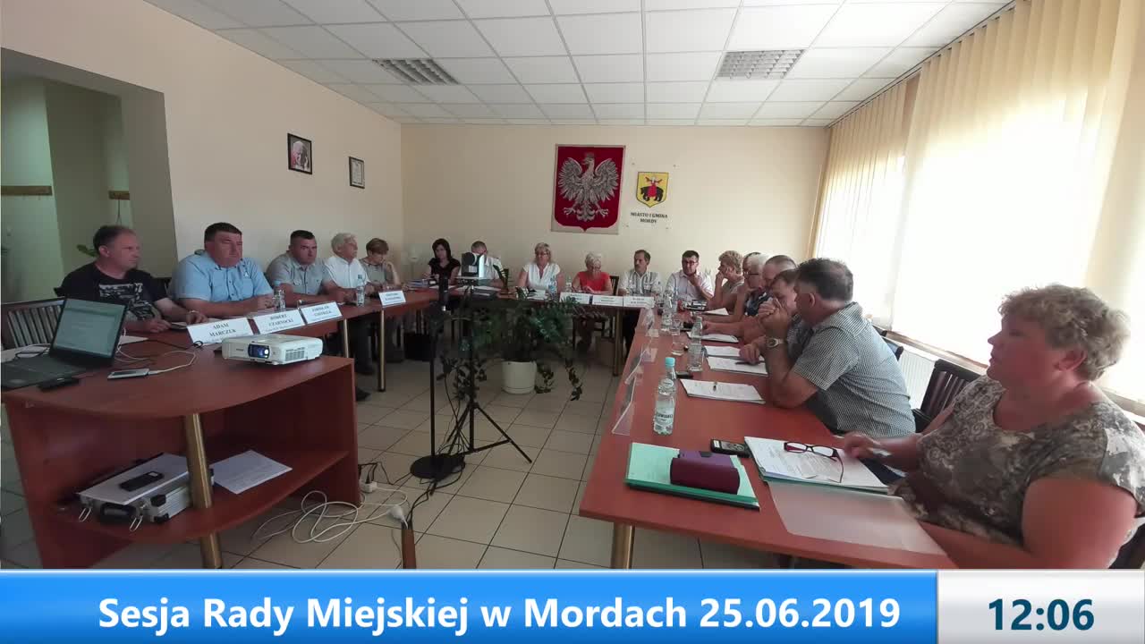 Sesja Rady Miejskiej w Mordach – 25.06.2019