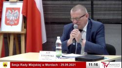 Sesja Rady Miejskiej w Mordach - 29.09.2021