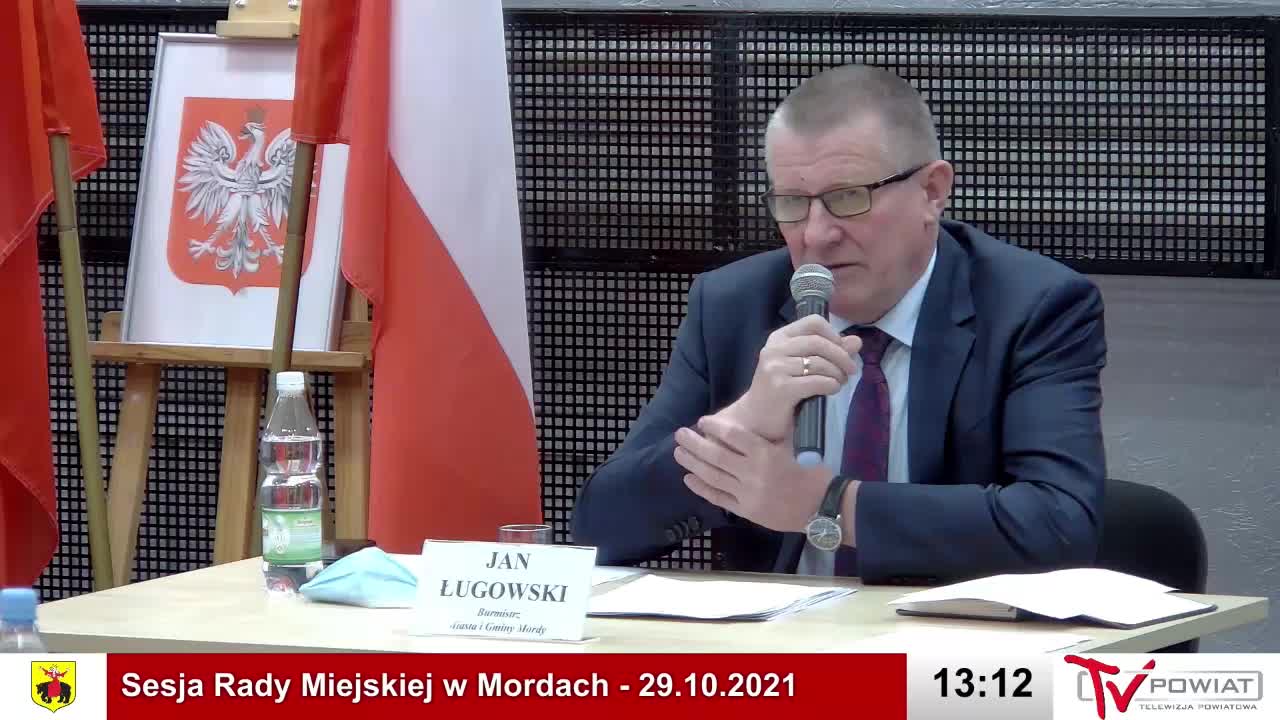 Sesja Rady Miejskiej w Mordach - 29.10.2021