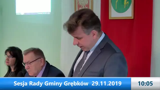 Sesja Rady Gminy Grębków - 29.11.2019