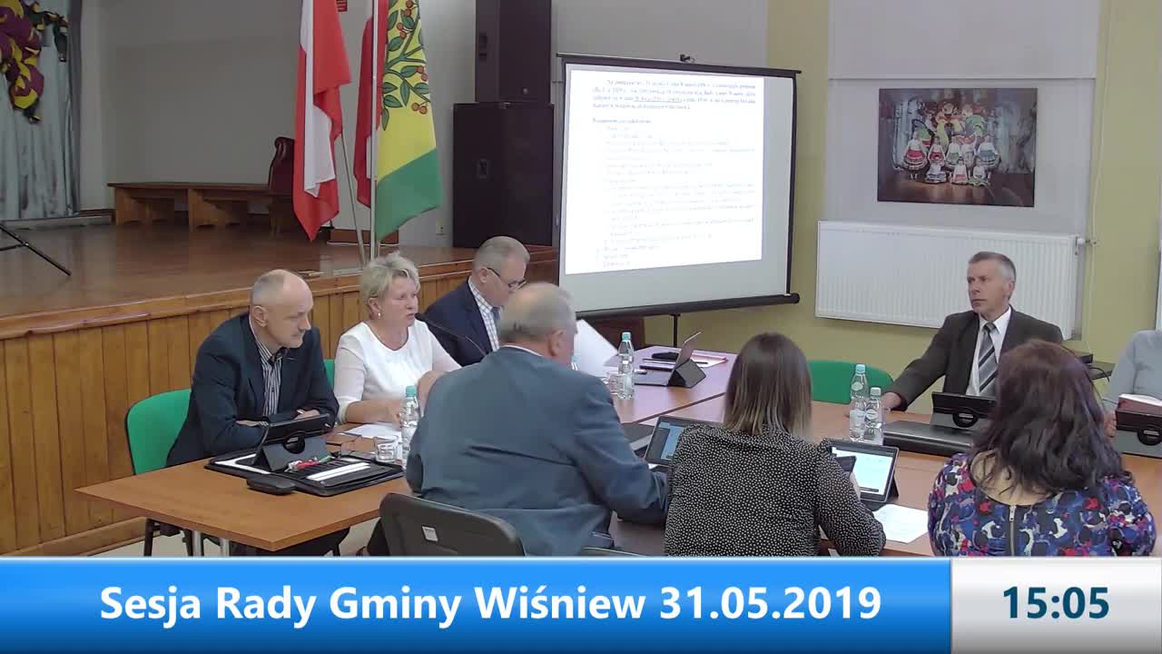 Sesja Rady Gminy Wiśniew – 31.05.2019