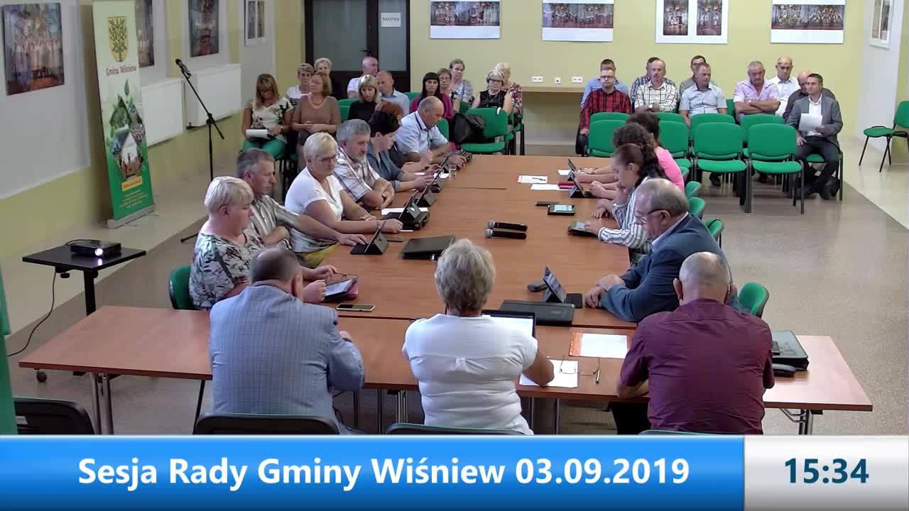 Sesja Rady Gminy Wiśniew – 03.09.2019