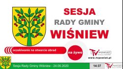 Sesja Rady Gminy Wiśniew - 24.06.2020