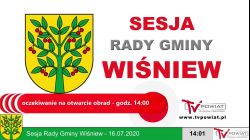 Sesja Rady Gminy Wiśniew - 16.07.2020