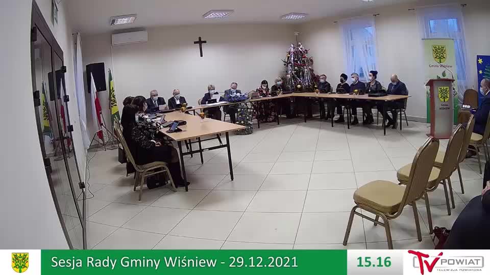 Sesja Rady Gminy Wiśniew – 29.12.2021