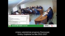 Sesja Rady Gminy Grębków – 25.02.2022 / NAPISY