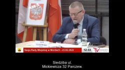 Sesja Rady Miejskiej w Mordach – 23.02.2022-NAPISY