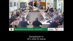 Sesja Rady Gminy Wiśniew – 30.03.2022 - NAPISY
