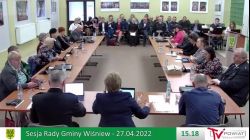 Sesja Rady Gminy Wiśniew – 27.04.2022