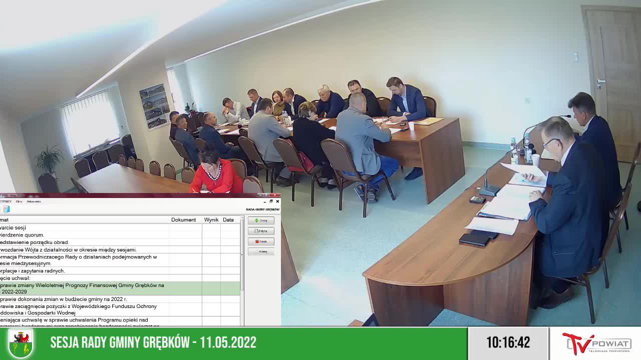 Sesja Rady Gminy Grębków – 11.05.2022