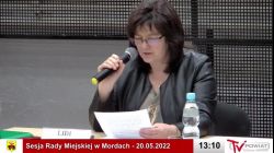 Sesja Rady Miejskiej w Mordach – 20.05.2022