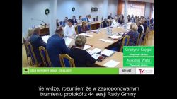 Sesja Rady Gminy Siedlce – 26.05.2022-NAPISY