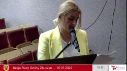 Sesja Rady Gminy Zbuczyn – 15.07.2022