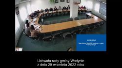 Sesja Rady Gminy Wodynie - 29.09.2022 / NAPISY