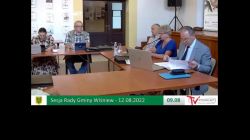 Sesja Rady Gminy Wiśniew – 12.08.2022 / NAPISY