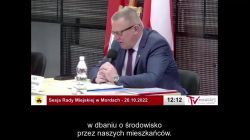 Sesja Rady Miejskiej w Mordach – 20.10.2022 / NAPISY