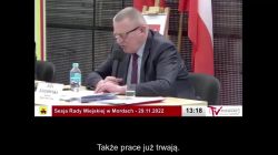 Sesja Rady Miejskiej w Mordach – 29.11.2022 / NAPISY