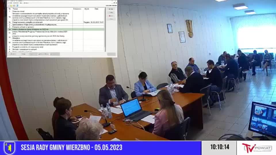Sesja Rady Gminy Wierzbno – 05.05.2023