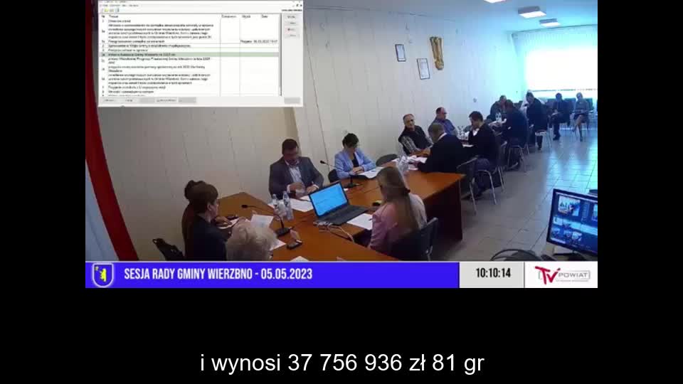 Sesja Rady Gminy Wierzbno – 05.05.2023 / NAPISY