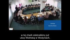 Sesja Rady Gminy Wodynie - 27.10.2023 / NAPISY